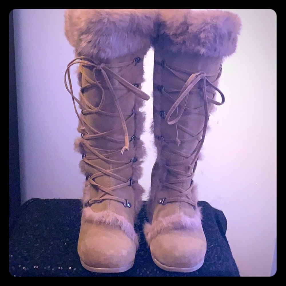 Suede Leather Boots